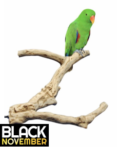 Java Wood Multibranch Perch For Parrots - Large